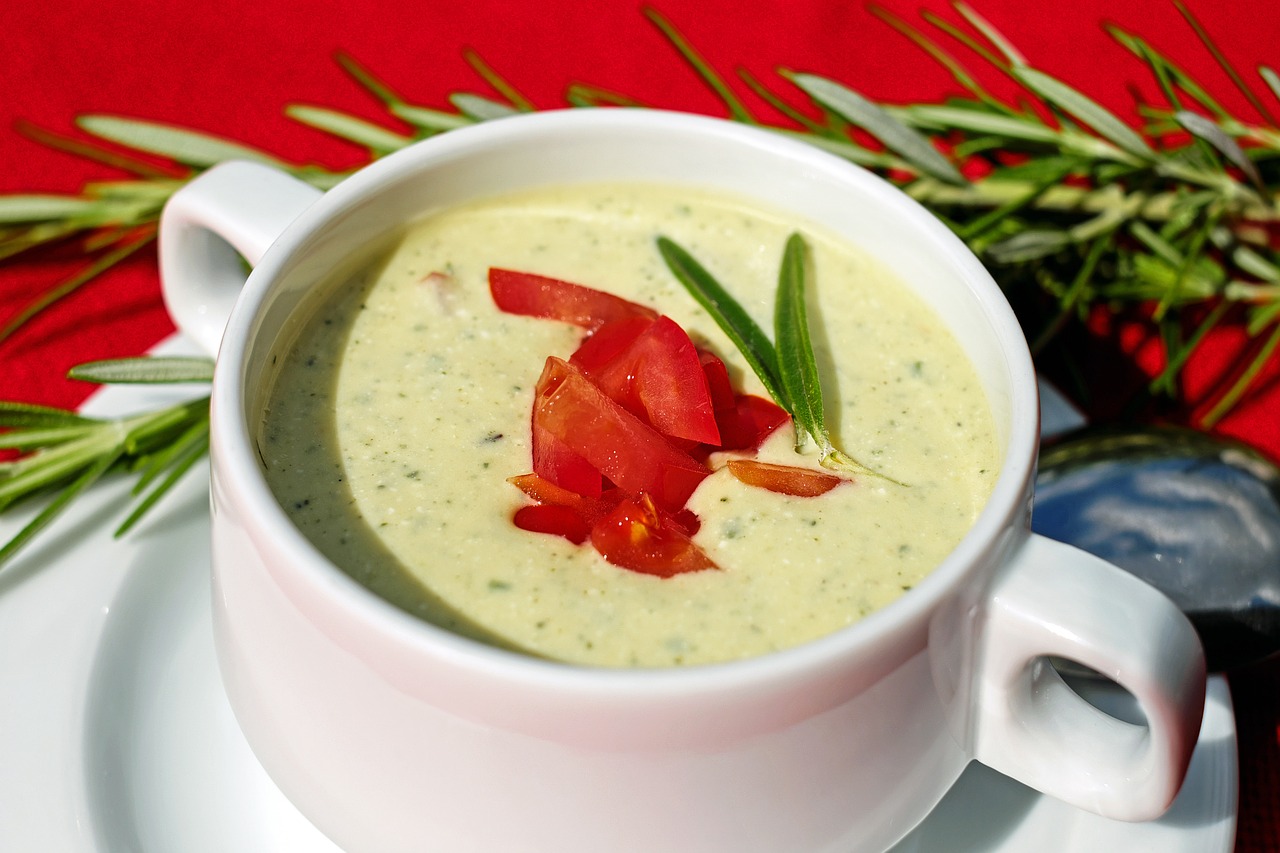 Zucchini Creme Suppe – papakocht